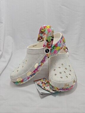 NWT Crocs Men's Size 10 W12 Classic Clog Squishmallows Cushioned Back Sling Shoe